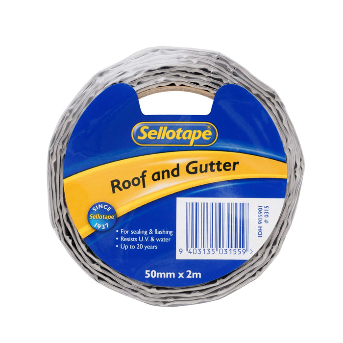 Sellotape 50mm x 2mt Roof & Gutter Repair Tape (0315) CX905901
