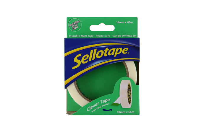 Sellotape Clever Tape 18mm x 66m CX907158