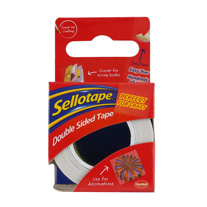 Sellotape Double Sided 15mm x 5m Boxed CX1445293