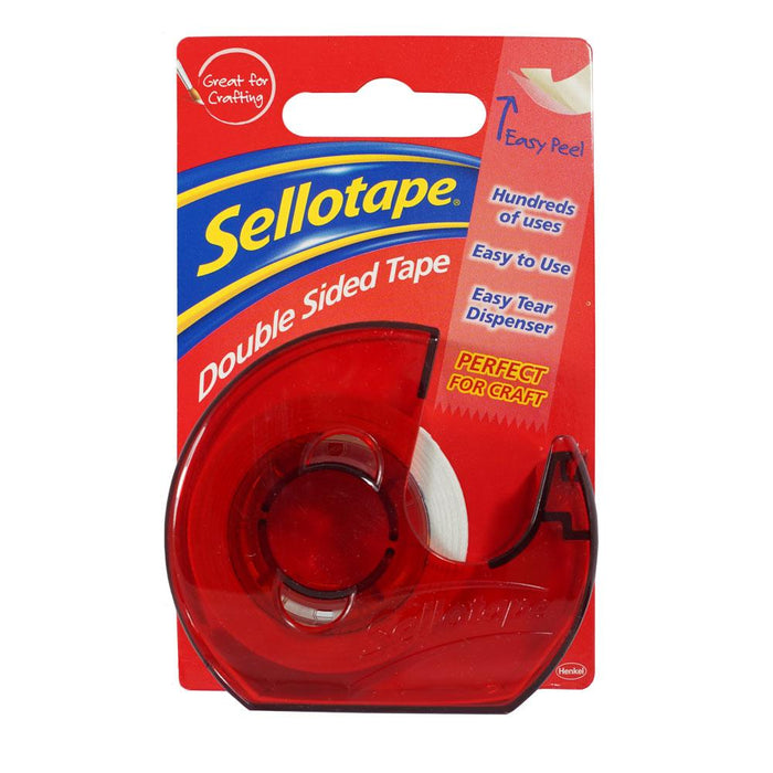 Sellotape Double Sided 15mm x 5m On Dispenser CX1766008