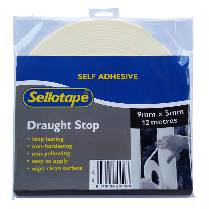 Sellotape Draught Stop 5mm x 9mm x 12m CX906379