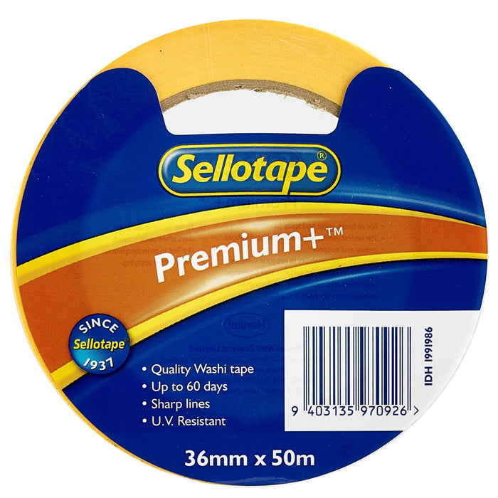 Sellotape Premium+ Washi Masking Tape 36mm x 50mt CX1991986
