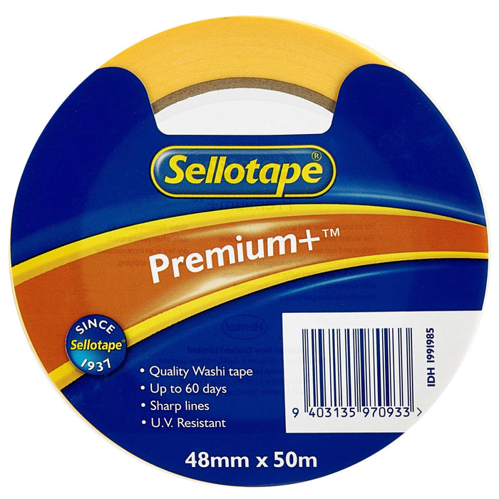 Sellotape Premium+ Washi Masking Tape 48mm x 50m CX1991985