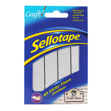 Sellotape Sticky Fixer Pads Outdoor 48 Pack CX1445421