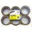 Sellotape Tan Parcel Tape 48mm x 50mt x 6's Pack CX400001