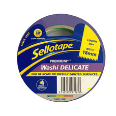 Sellotape Washi Premium+ Delicate 18mm x 50m CX2220018