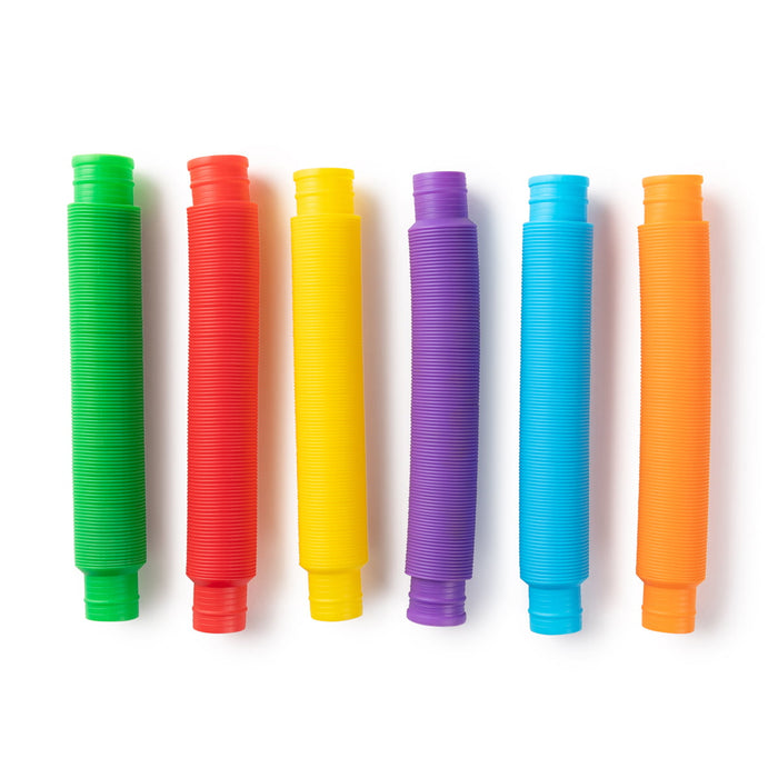 Sensory Sprouts Rainbow Pull Pipes Set of 6 CX1002931
