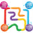Sensory Sprouts Rainbow Pull Pipes Set of 6 CX1002931