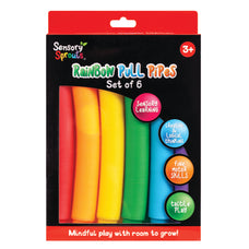 Sensory Sprouts Rainbow Pull Pipes Set of 6 CX1002931