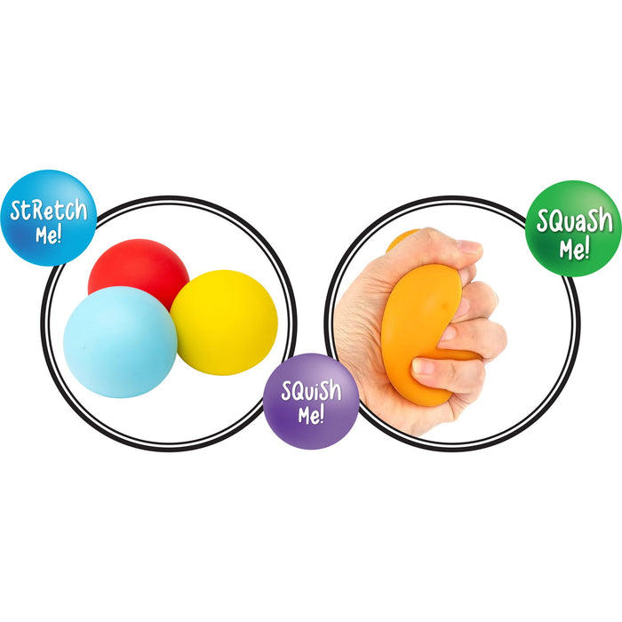 Sensory Sprouts Rainbow Squishy Sensations Set of 6 CX1002922
