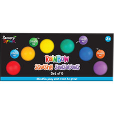 Sensory Sprouts Rainbow Squishy Sensations Set of 6 CX1002922