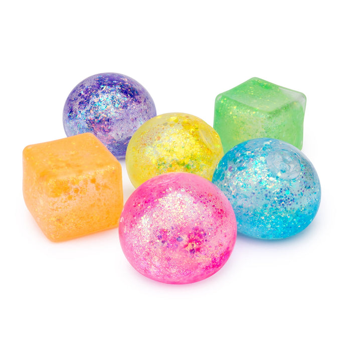 Sensory Sprouts Stretch & Sparkle Shapes, Jar of 12 CX1002926