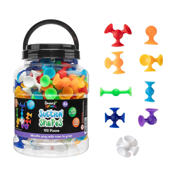 Sensory Sprouts Suction Pieces Jar of 100 CX1002925