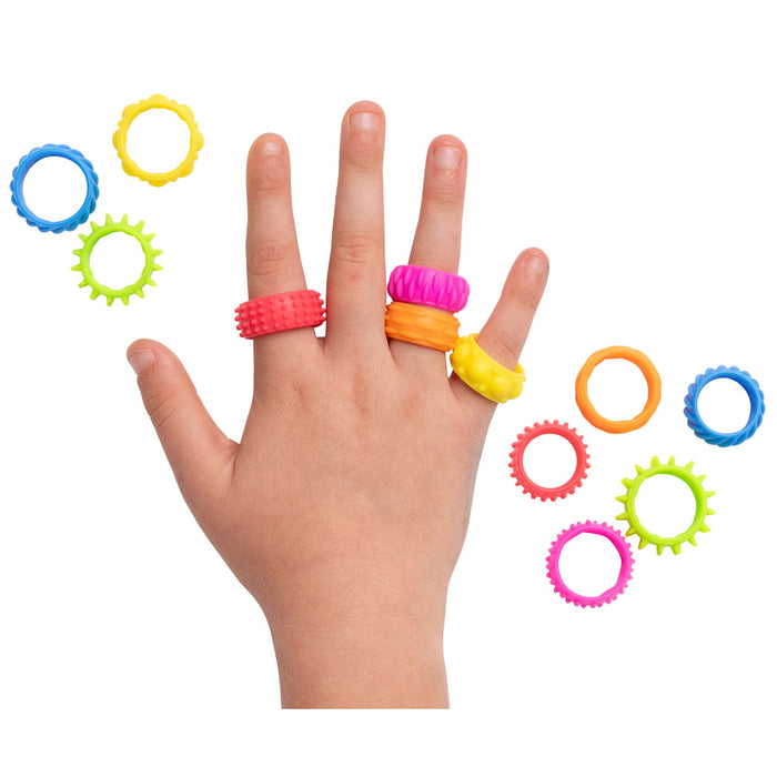Sensory Sprouts Textured Fidget Rings Set of 12 CX1002918