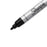 Sharpie PRO 1.5mm Bullet Nib Permanent Marker, Aluminium Barrel, Black, Pack of 12 CDS20093047