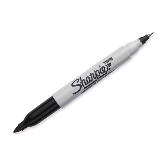 Sharpie Twin Tip Permanent Marker with Fine & Ultra-Fine Tips, 1-Pack CDCD32101PP