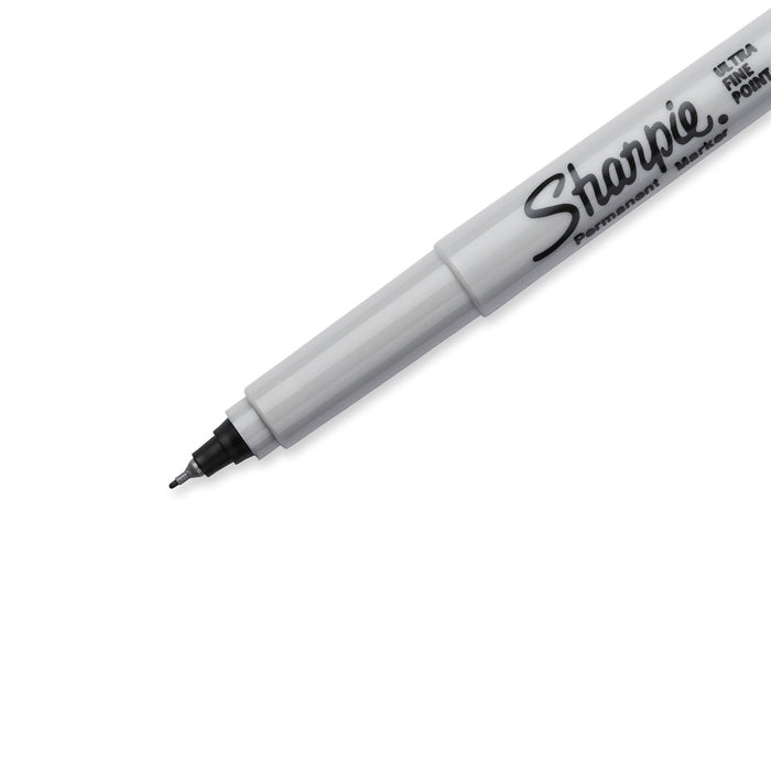 Sharpie Ultra Fine Permanent Marker, Black, Pack of 12 (S37121) CD37121