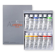 ShinHan Professional 50ml Acrylic Paints Set A 12 Pack CXSH11253010012