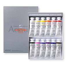 ShinHan Professional 50ml Acrylic Paints Set B 12 Pack CXSH11253020012