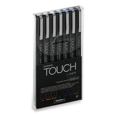 ShinHan Touch Liner Marker Set 0.1mm Assorted Colours 7 Pack CXSH4105007