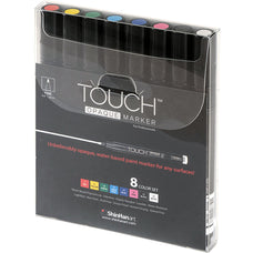 ShinHan Touch Opaque Marker Fine 0.8-1.3mm Assorted Colours 8 Pack CXSH86150032001