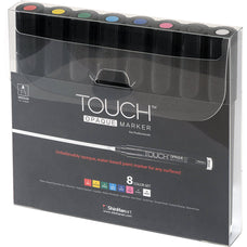ShinHan Touch Opaque Marker Medium 1.5-2.3mm Assorted Colours 8 Pack CXSH86150032004