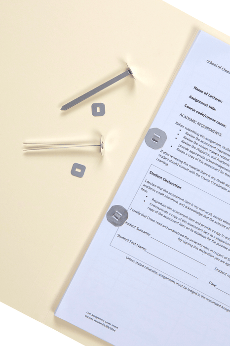 Silver Paper Fastener / Binder 75mm x 100 AO0006496