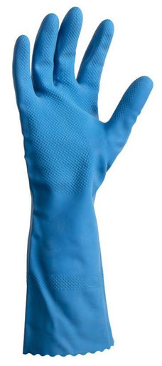 Silverlined Latex Blue Rubber Gloves 70.0g x 96's Pack - Medium MPH29460