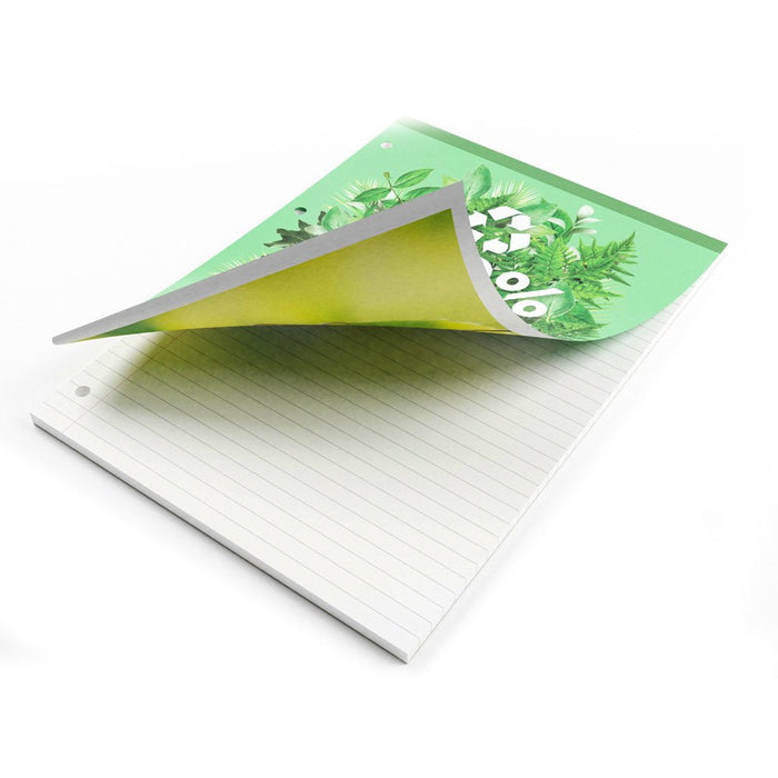 Silvine A4 120 Pages 100% Recycled Refill Pad Ruled with Margin CXR101