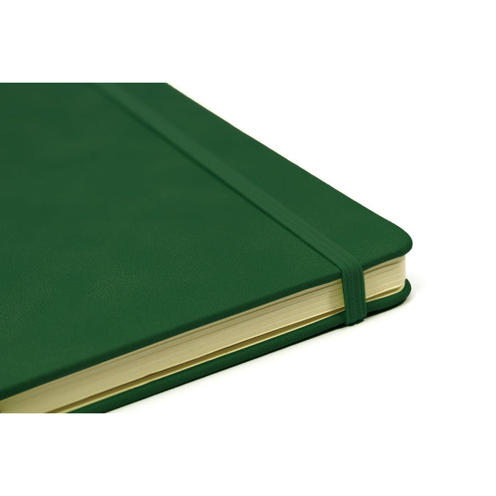 Silvine A5 Executive Notebook, 7mm Ruled, 160 Pages, British Racing Green CX197BRG