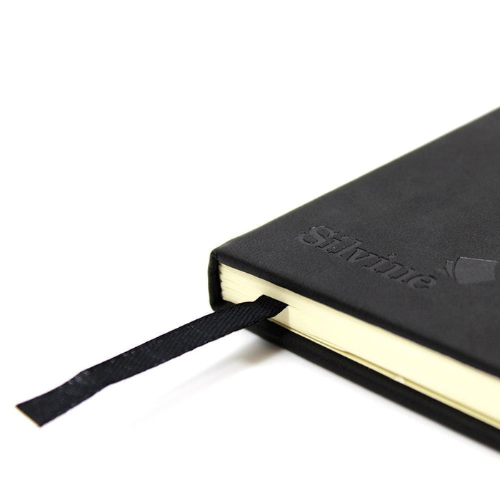 Silvine Executive Notebook A5 160 Pages Lined Black CX197BK