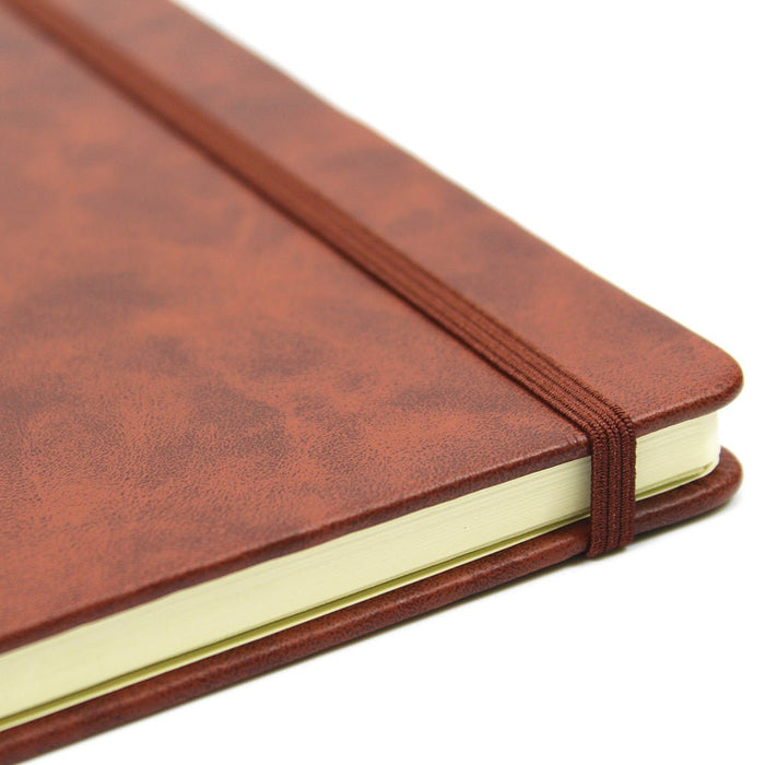 Silvine Executive Notebook A5 160 Pages Lined Tan CX197TN