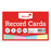 Silvine Record Cards 8 x 5 Ruled Assorted Colours CX585AC