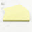 Silvine Tinted Revision Cards, 6mm Ruled, 152 x 102mm, 50 Cards, Yellow CX1002218