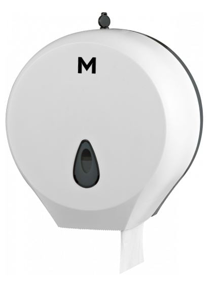 Single Roll Jumbo Toilet Roll Dispenser - White MPH27548