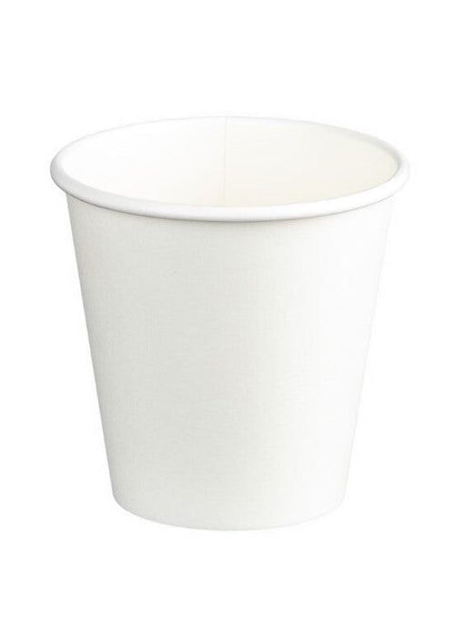 Single Wall PE Paper Cups, White, 6oz, 230ml x 1000's pack MPH16025