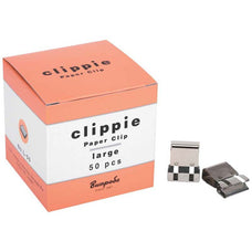Slide Clippie Paper Clip Large x 50 CX201305