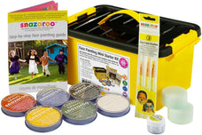 Snazaroo Mini Starter Kit, Face Painting Kit, Face Paints, Sponges, Glitter, Brushes JA0360760