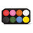 Snazaroo Palette Set of 8 x 18ml, Face Painting Kit, 8 Assorted Colours JA0360750