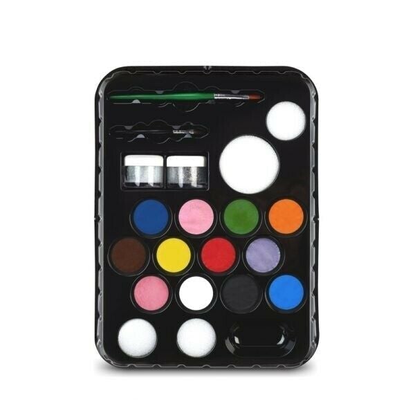 Snazaroo Ultimate Party Pack Kit, Face Paints, Glitters, Sponges, Brushes JA0385880