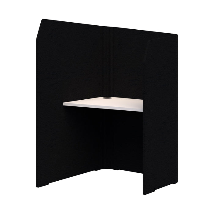 Sonic Mini Focus Pod Desk, Left Hand, 1500/1300mm High x 900mm Long x 1000/625mm Deep, Choice of colours
