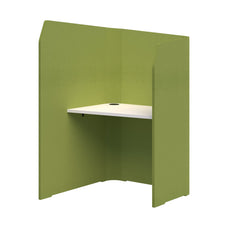 Sonic Mini Focus Pod Desk, Left Hand, 1500/1300mm High x 900mm Long x 1000/625mm Deep, Choice of colours