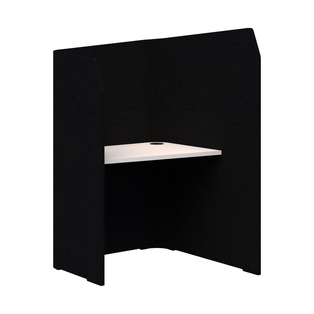 Sonic Mini Focus Pod Desk, Right Hand, 1300/1500mm High x 900mm Long x ...