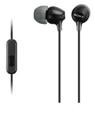 Sony MDREX15APB In Ear Headphone w/Smart Phone Control Black DVSH132B