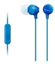 Sony MDREX15APLI In Ear Headphone w/Smart Phone Control Blue DVSH132L