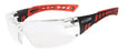 Speed Red & Black Frame Titanium Clear Lens, 5 Pairs RM360RC