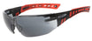 Speed Red & Black Frame Titanium Smoke Lens, 2 Pairs RM360RS