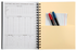 Spirax 511 Black Hard Cover 225mm x 175mm 200 pages Notebook x 5's pack AO56511BK