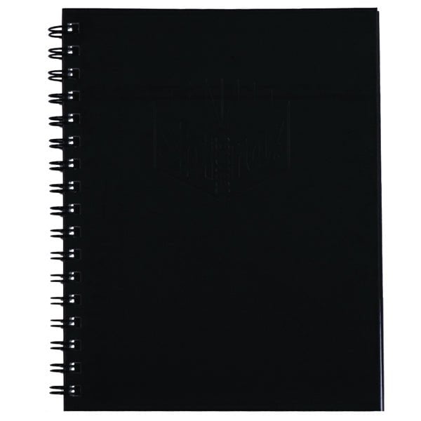 Spirax 511 Black Hard Cover 225mm x 175mm 200 pages Notebook x 5's pack AO56511BK