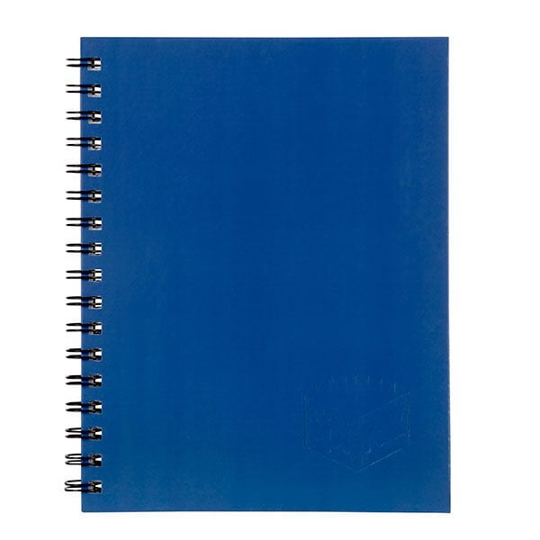 Spirax 511 Blue Hard Cover 225mm x 175mm 200 pages Notebook x 5's pack AO56511B